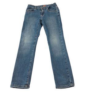 The Children's Place Blue Wash Adjustable Waiste Skinny Denim Jeans-Size 8